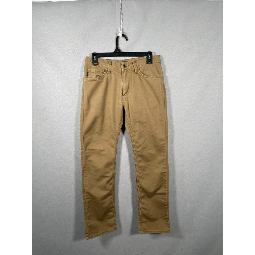 Vans Off The Wall Standard Covina II Casual Pants Mens 28 Brown Straight Leg